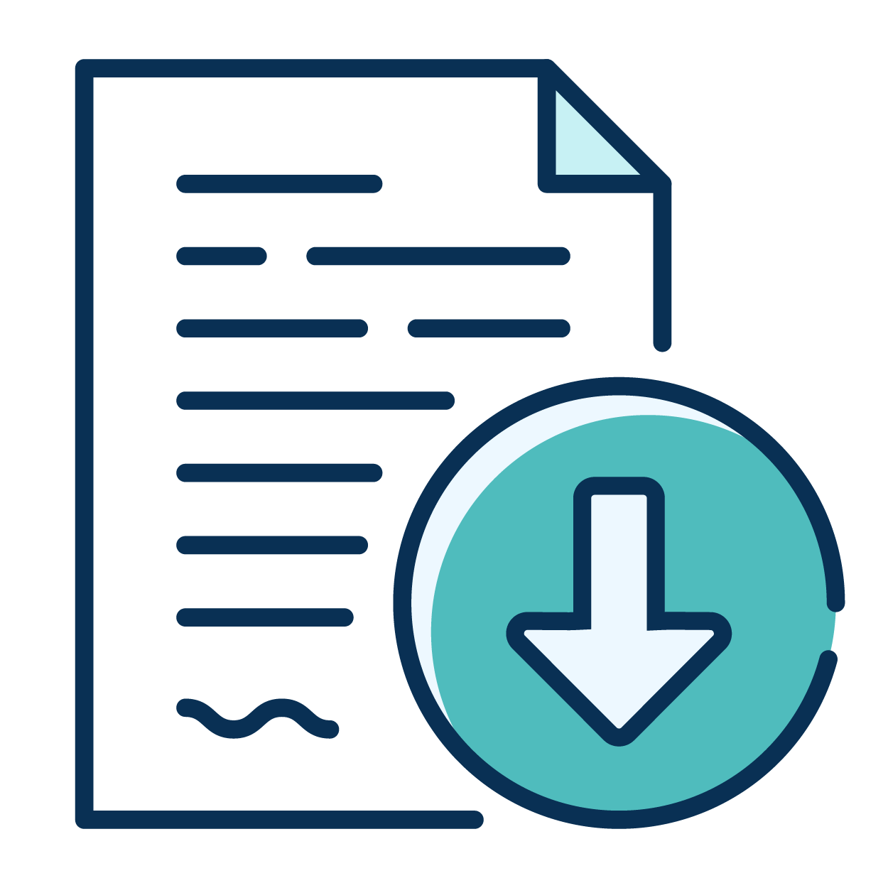 Icon Dokument Download